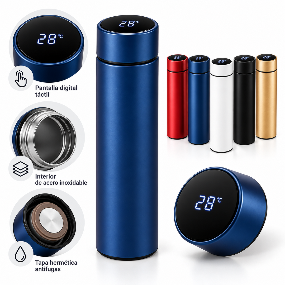 Termo con Pantalla Digital de 500 ml