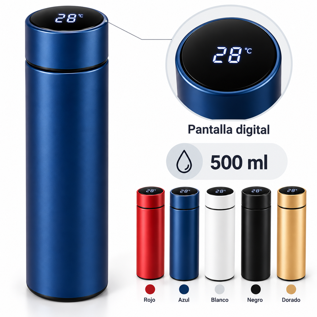 Termo con Pantalla Digital de 500 ml