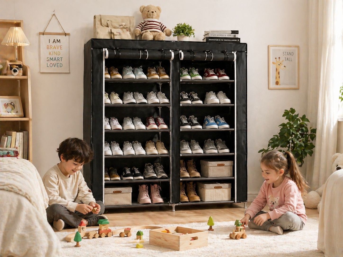 ORGANIZADOR DE ZAPATOS 2 PUESTOS