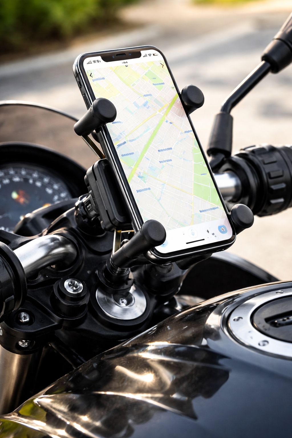 SOPORTE UNIVERSAL DE CELULAR PARA MOTO