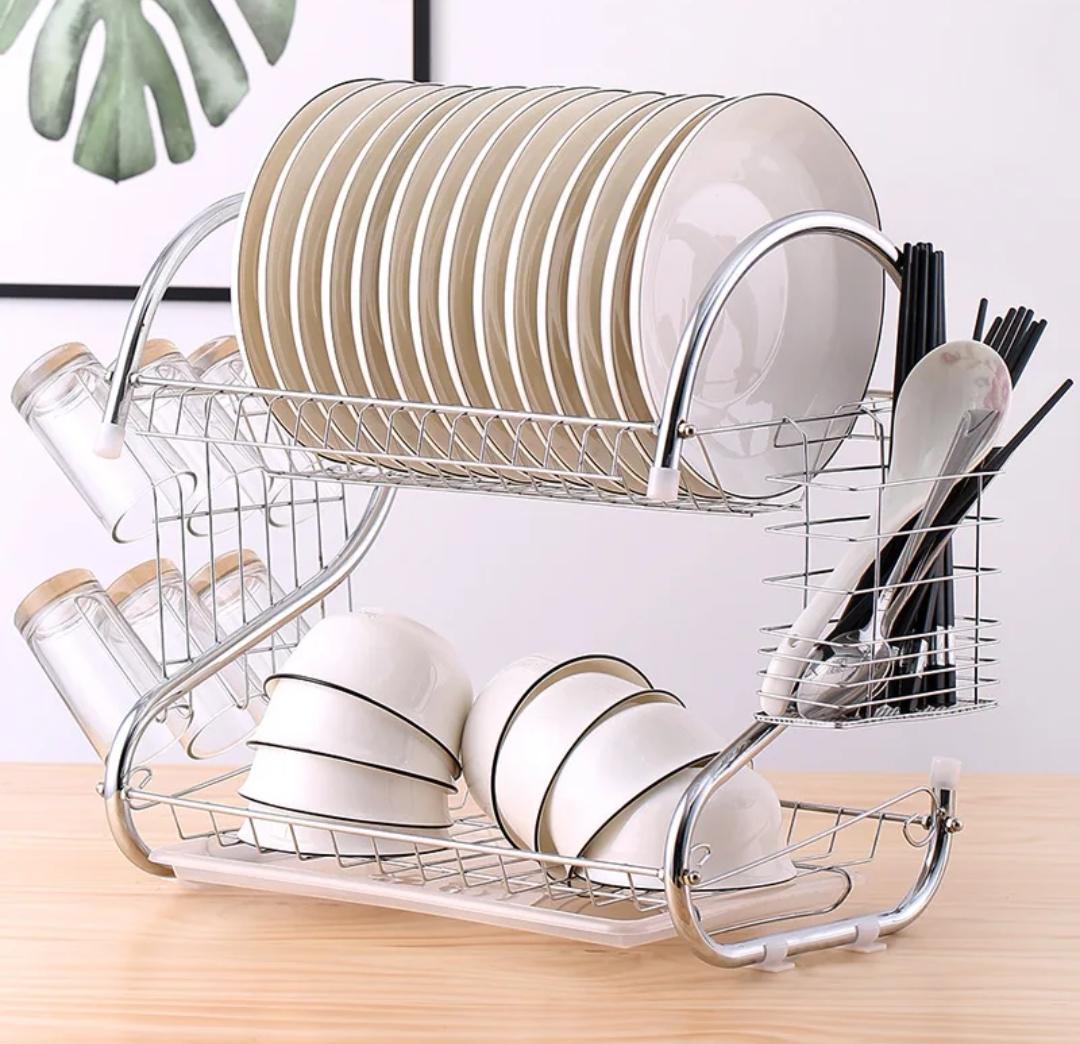 ESCURRIDOR DE PLATOS 2 NIVELES