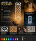 LÁMPARA DE CRISTAL CON BLUETOOTH