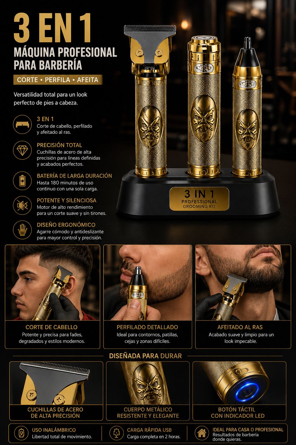 MAQUINA 3EN1 MARCA RAZOR