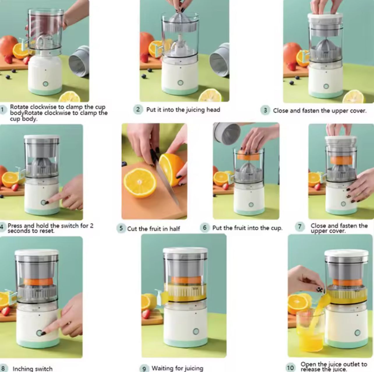 EXTRACTOR DE JUGOS (NARANJAS)