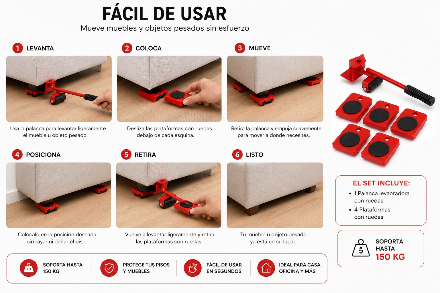 SET DE CARGA Y MOVIMIENTO