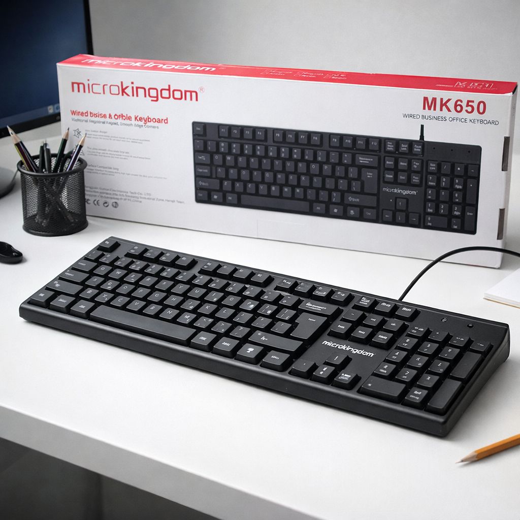 TECLADO DE OFICINA MK650