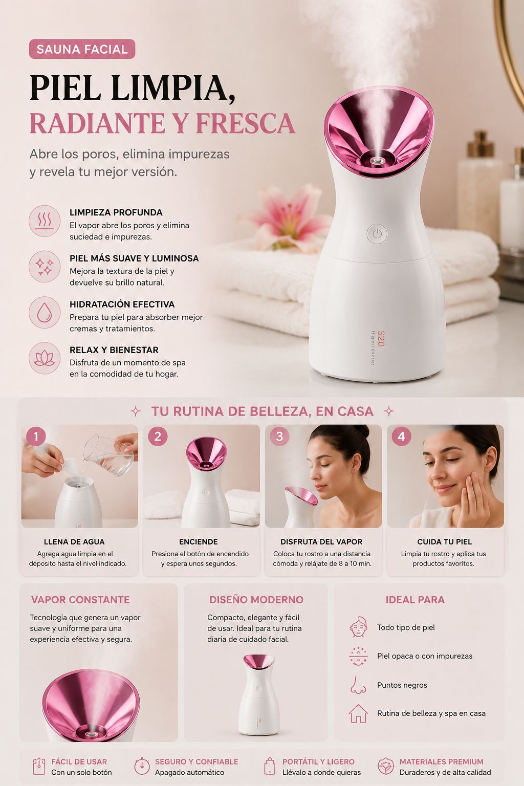 SAUNA FACIAL