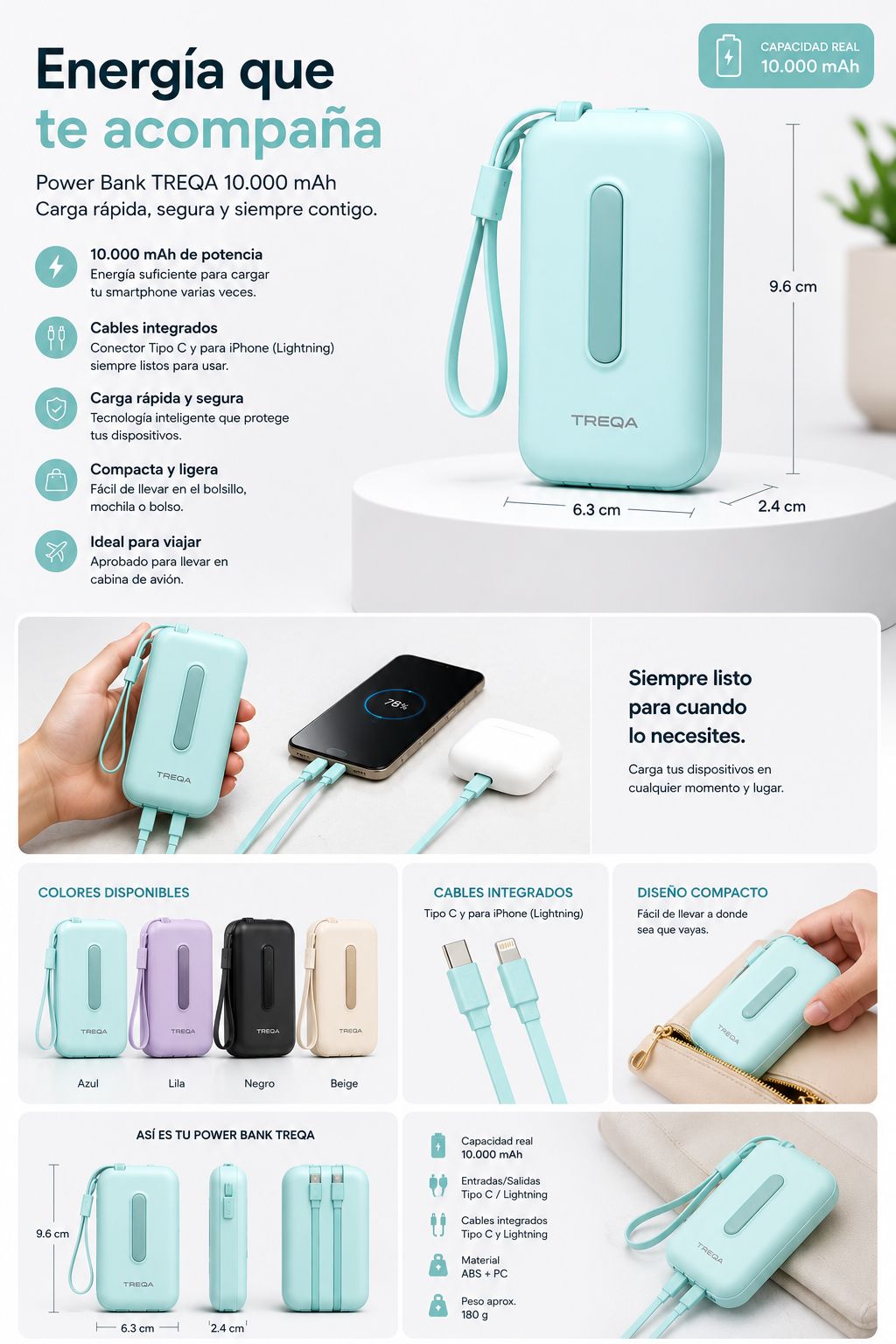 POWER BANK 10.000 mAh