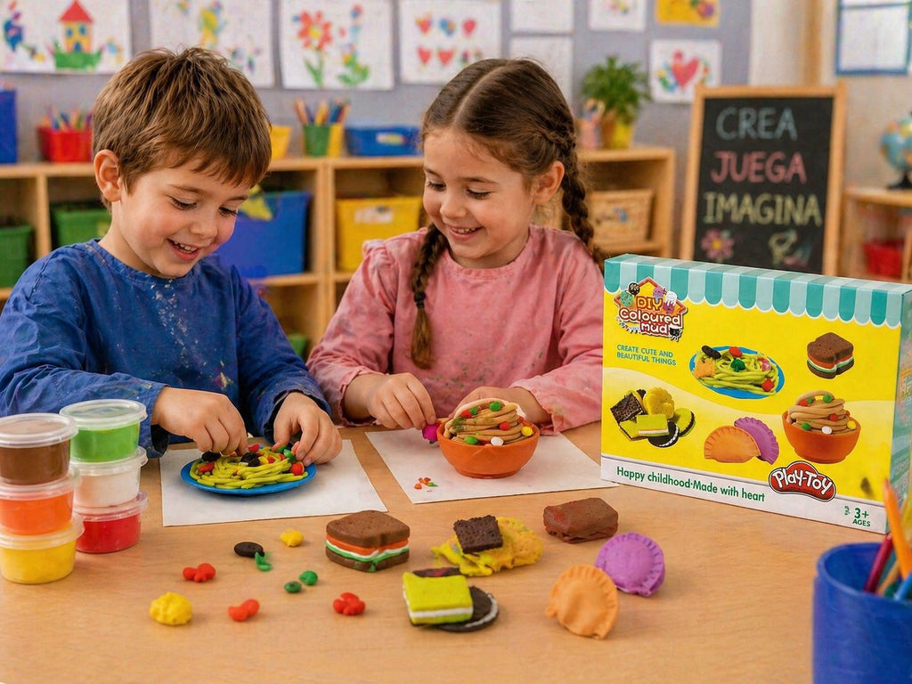 PLASTILINA CON MOLDES EN PASTA