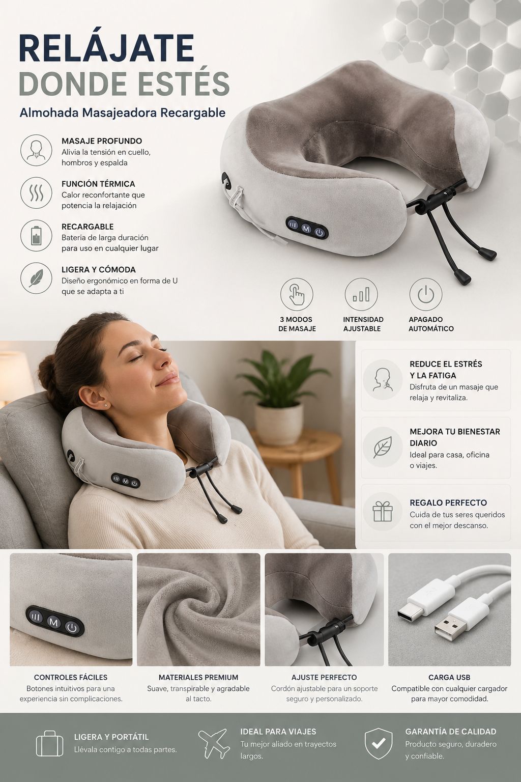 ALMOHADA MASAJEADORA