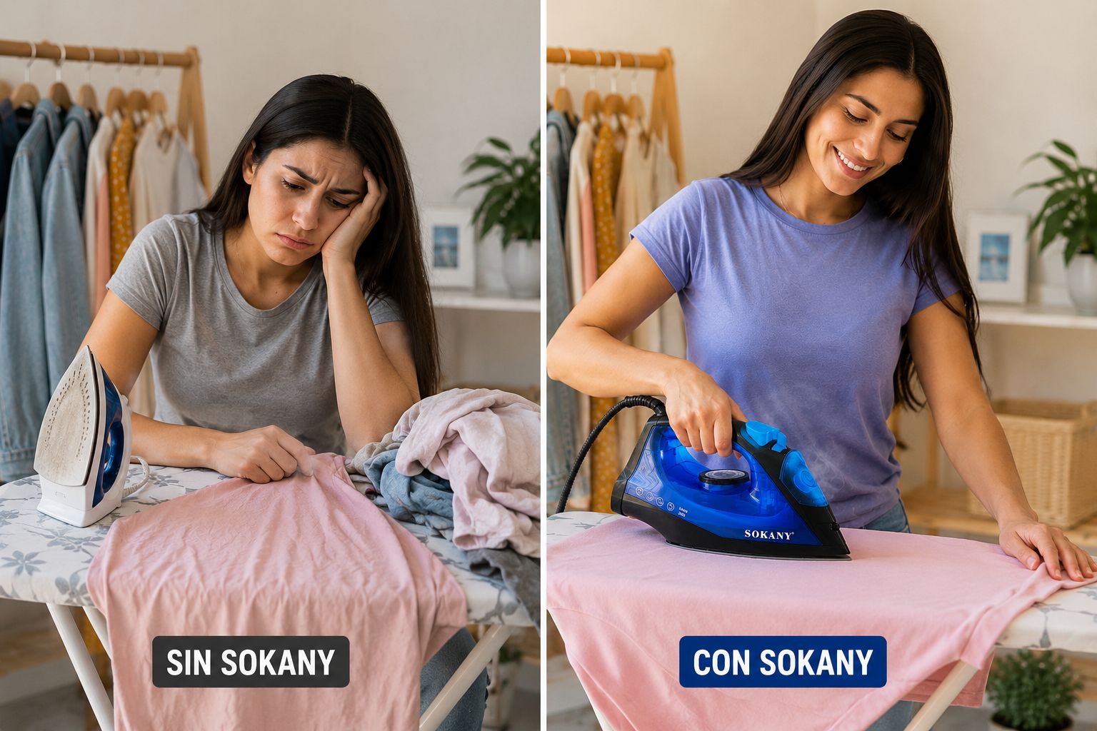 PLANCHA DE ROPA SOKANY