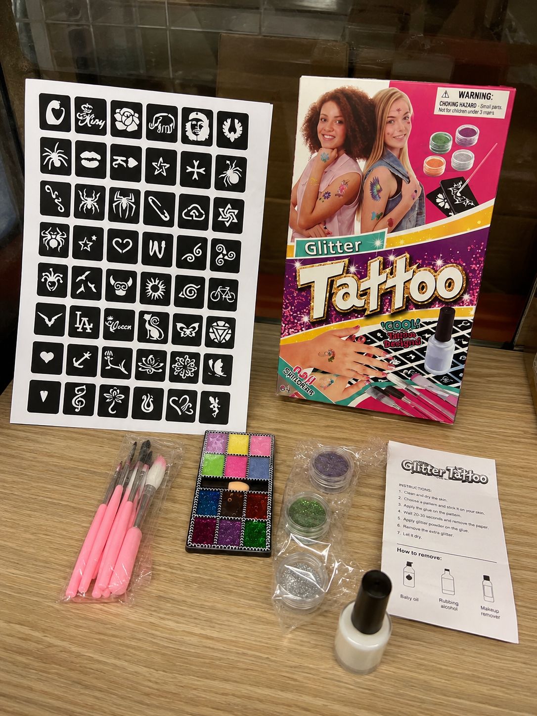 SET DE TATUAJES PARA NIÑAS