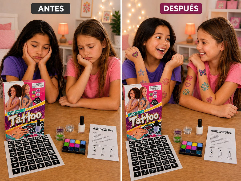 SET DE TATUAJES PARA NIÑAS