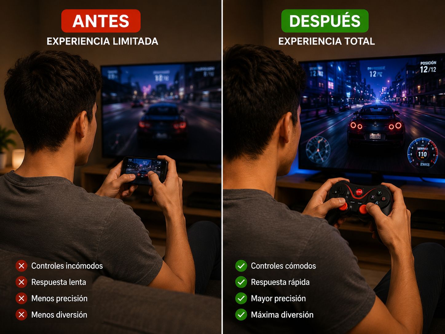 CONTROL DE JUEGOS X3