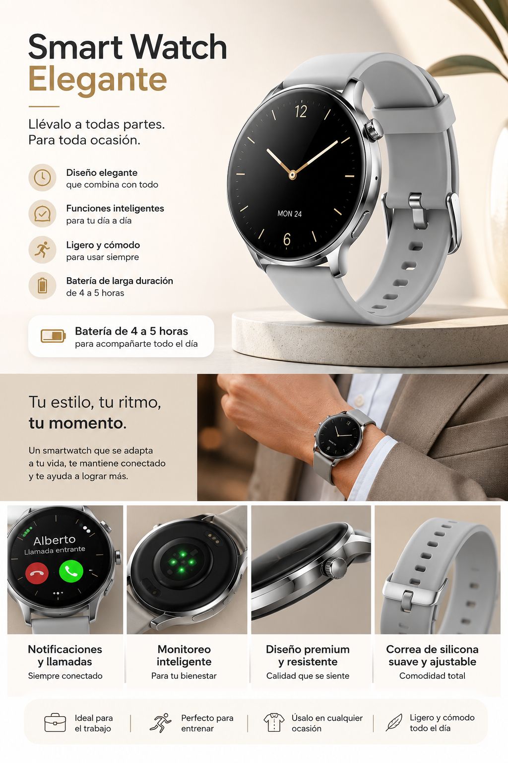 RELOJ INTELIGENTE HYPER WATCH V19 PRO