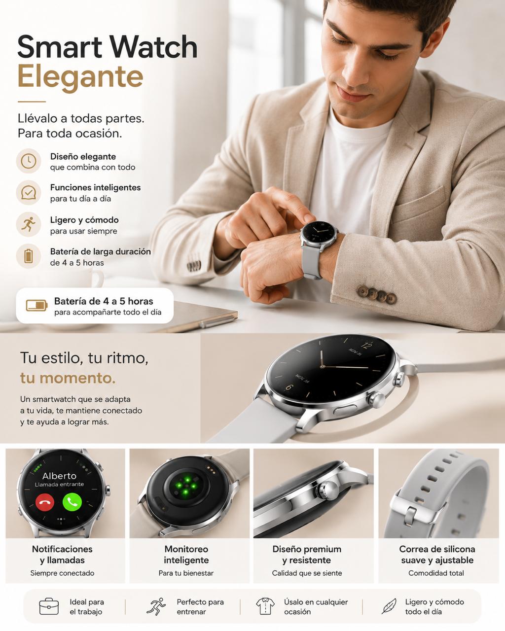 RELOJ INTELIGENTE HYPER WATCH V19 PRO