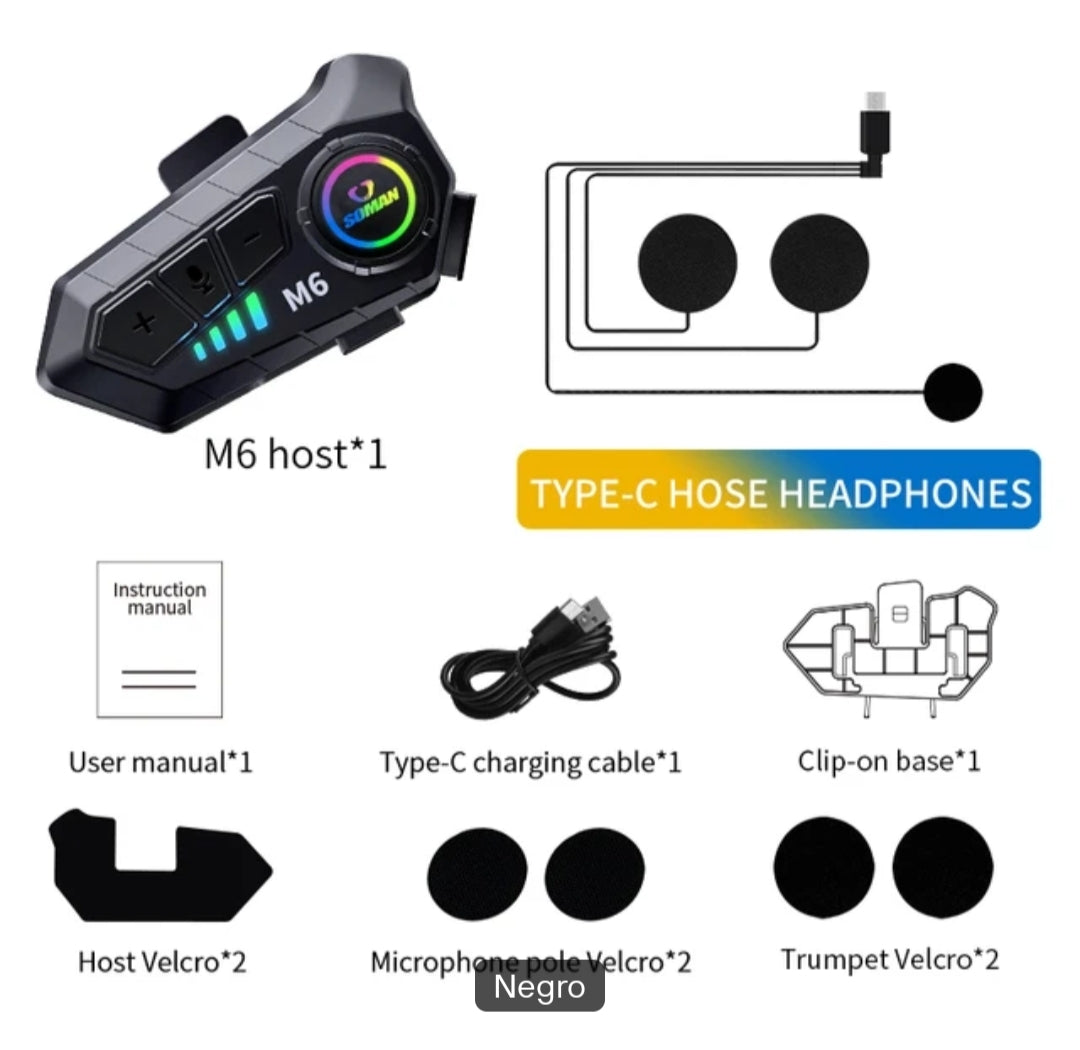 AUDIFONO INALÁMBRICO HELMET V10