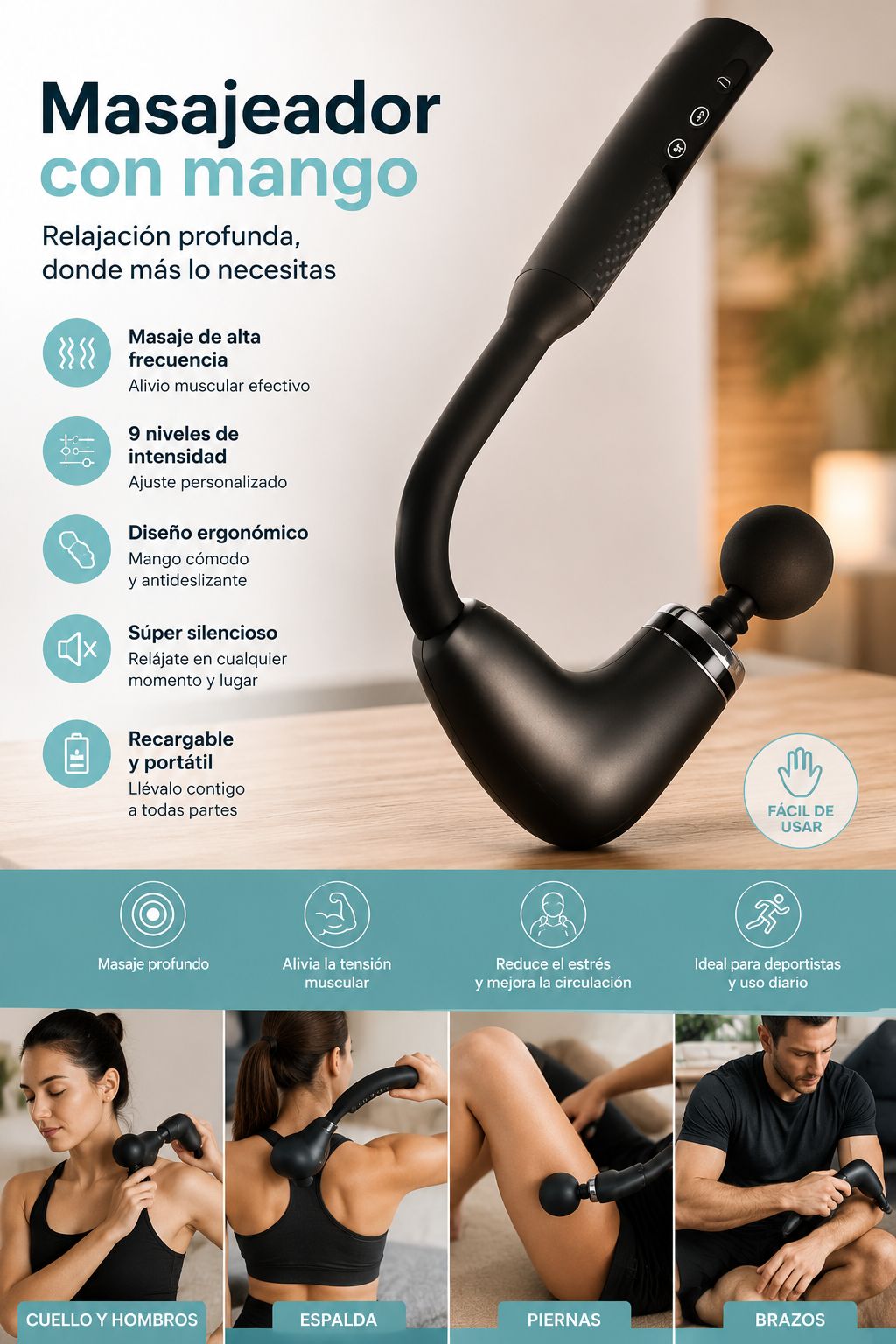 MASAJEADOR CURVO GJ-868