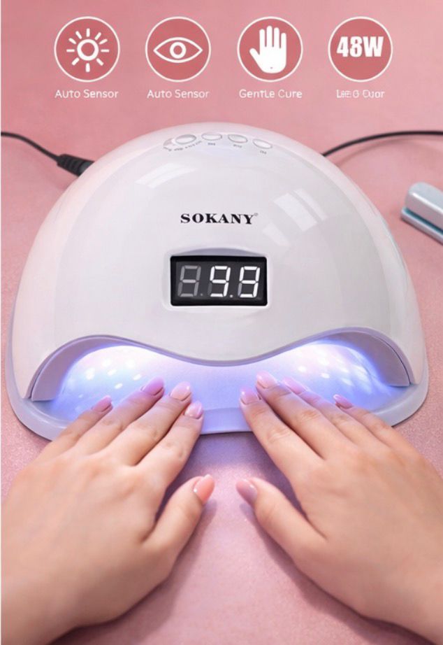 LÁMPARA UV LED SOKANY 48W PROFESIONAL PARA UÑAS 💅✨