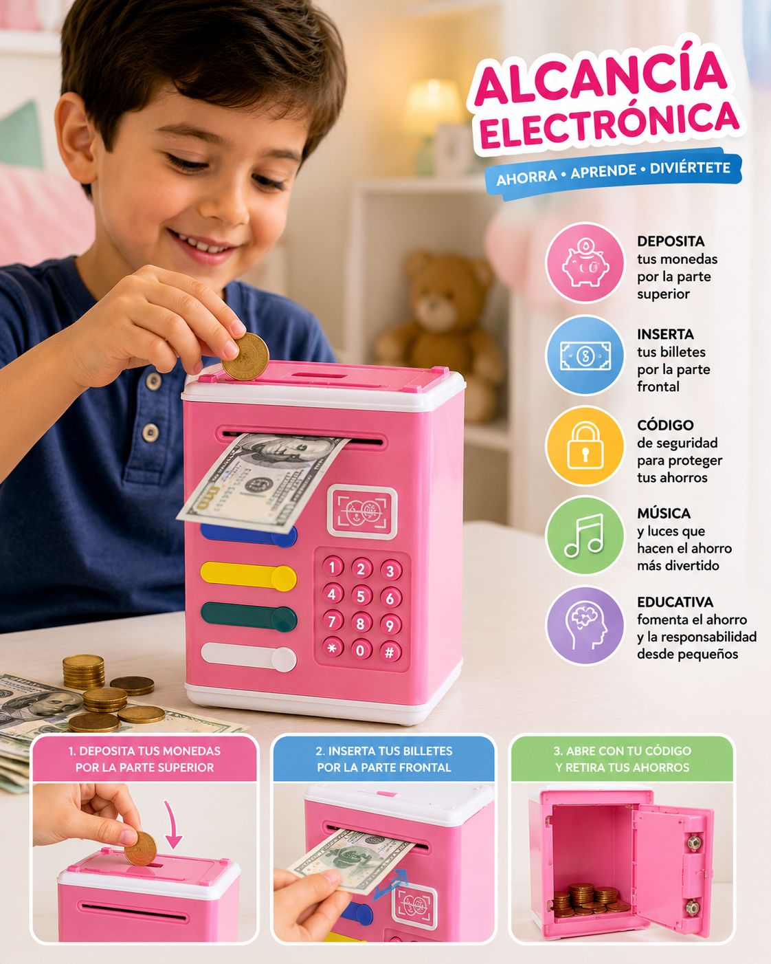 ALCANCIA DIDÁCTICA PARA NIÑOS