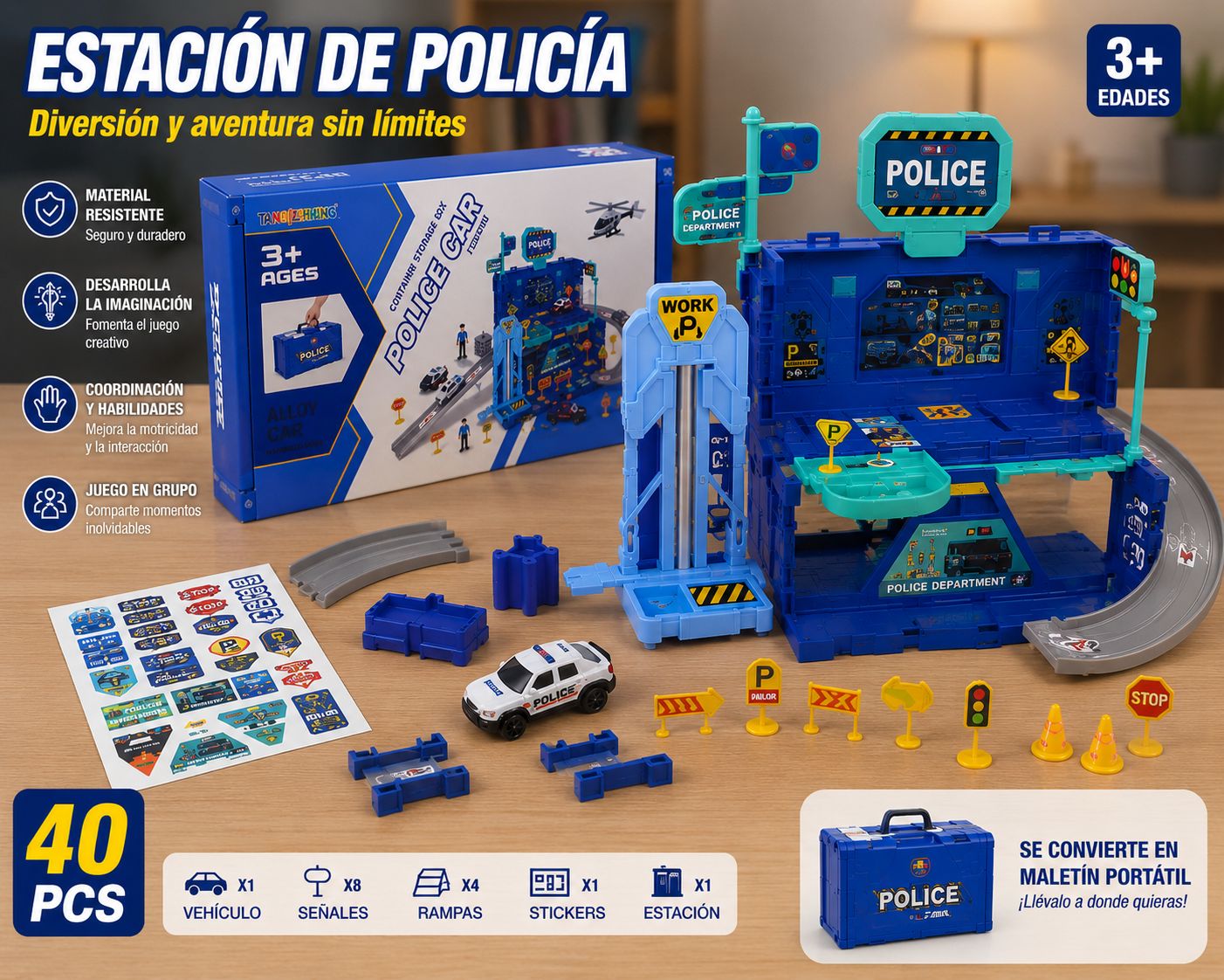 PISTA DE CARRO POLICIA