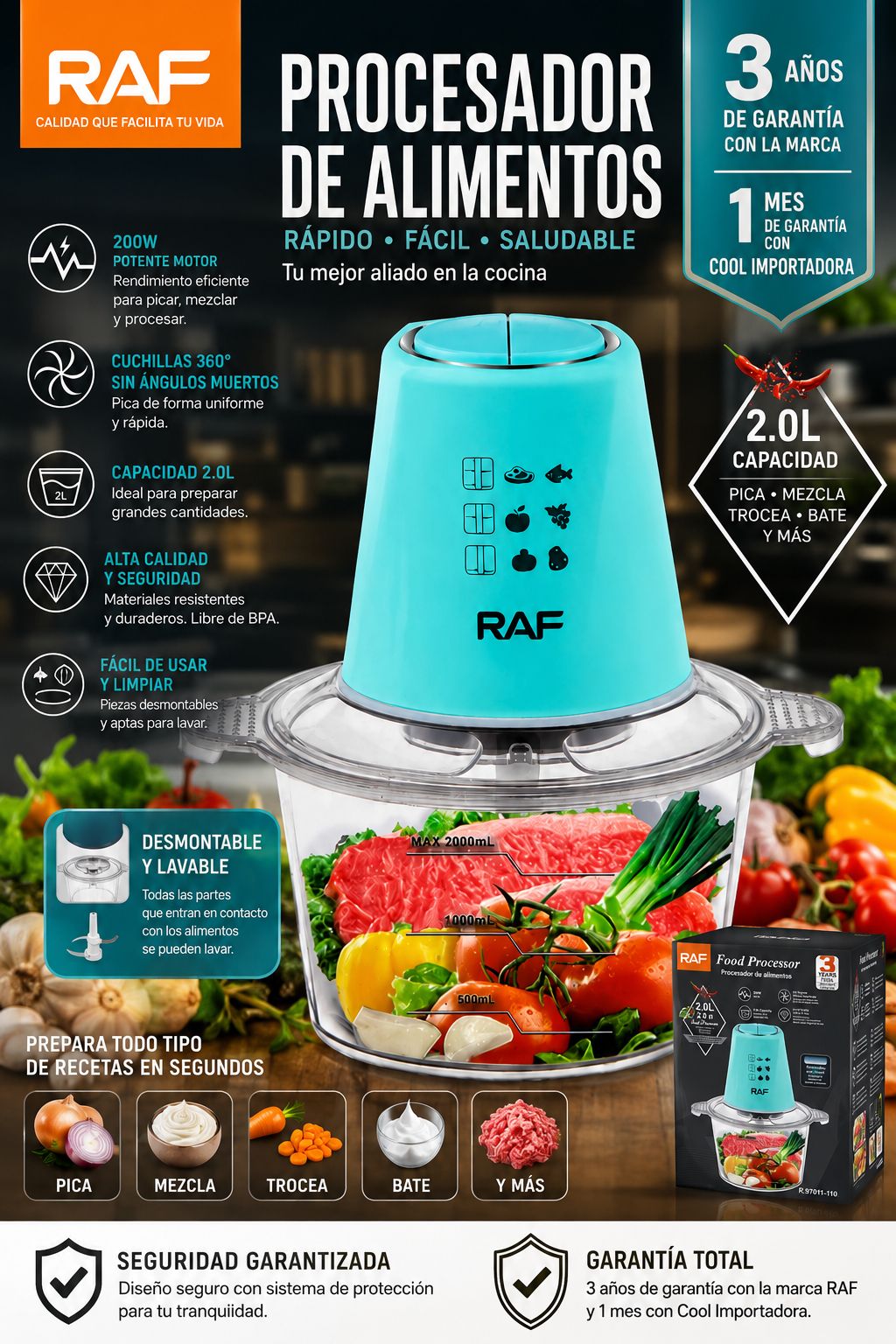PICATODO MARCA RAF