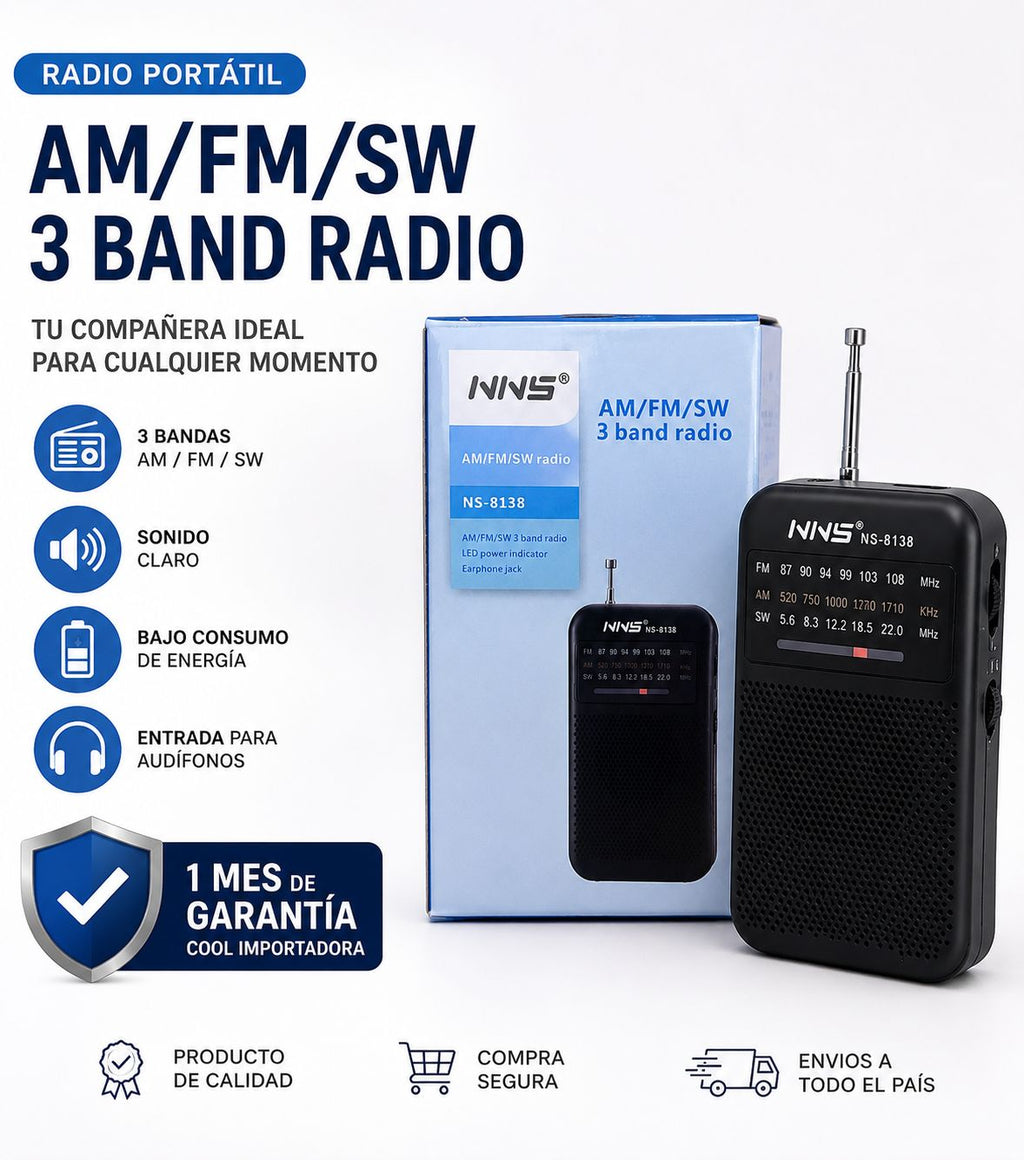 RADIO CON ANTENA NS