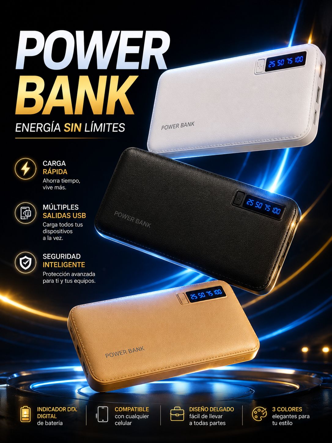 POWER BANK DE 6.000 mAh