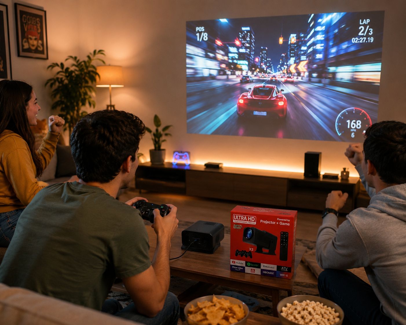 PROYECTOR  GAMER 2EN1