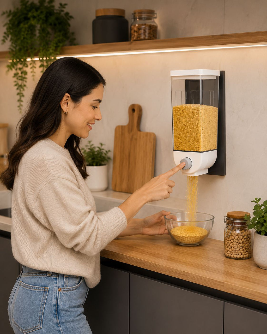 DISPENSADOR DE GRANOS PREMIUM