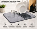 PAÑO DE SECADO ABSORBENTE CON ESCURRIDOR DE PLATOS Y CUBIERTOS