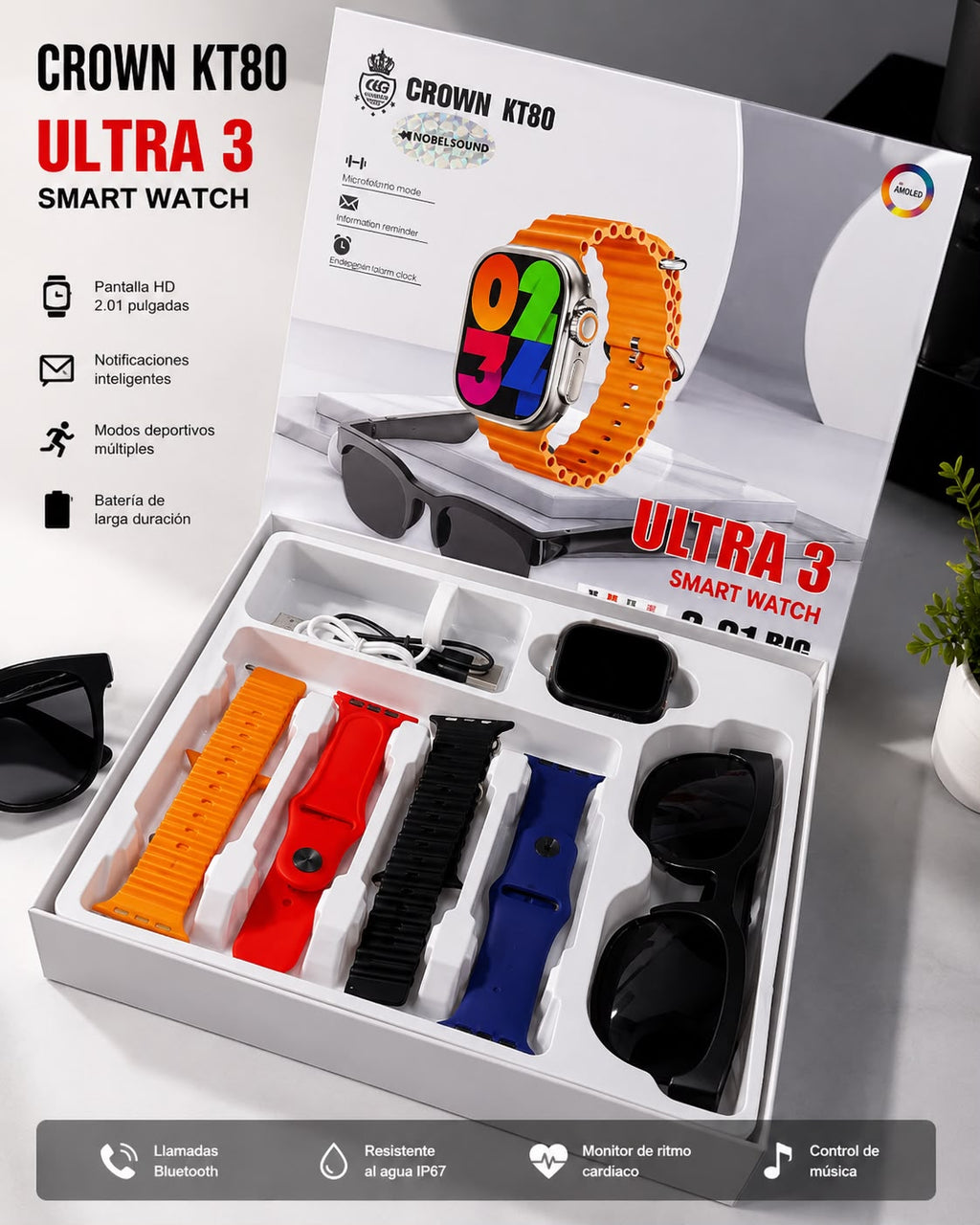 RELOJ INTELIGENTE CON GAFAS