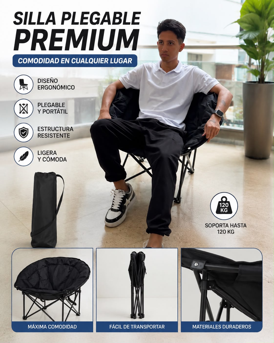 SILLA PLEGABLE PREMIUM
