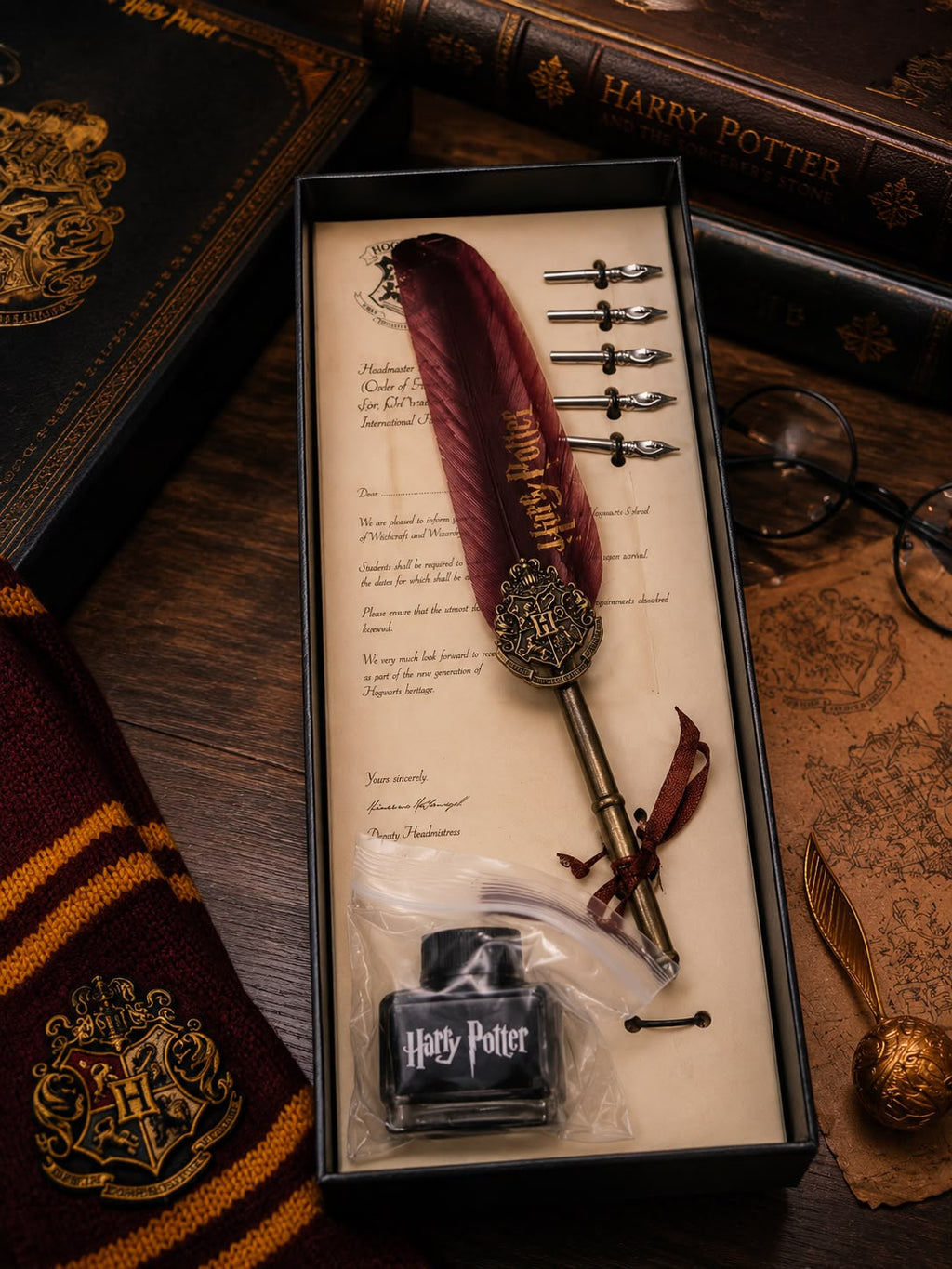 PLUMA CON TINTA 🪶 HARRY POTTER