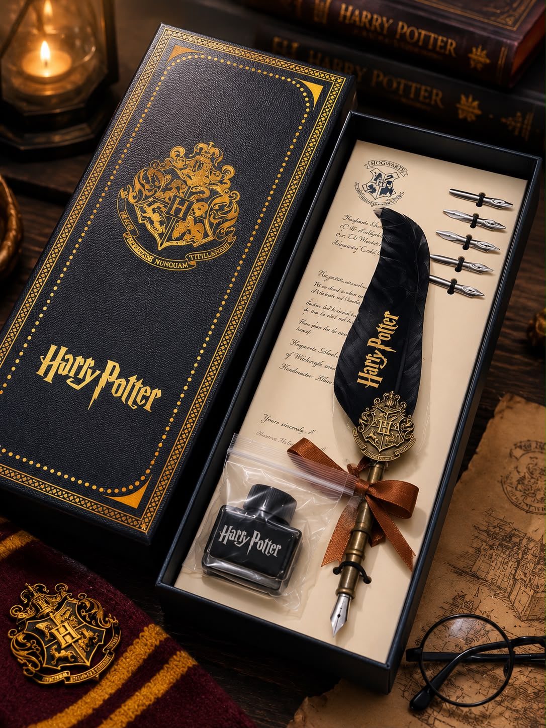 PLUMA CON TINTA 🪶 HARRY POTTER