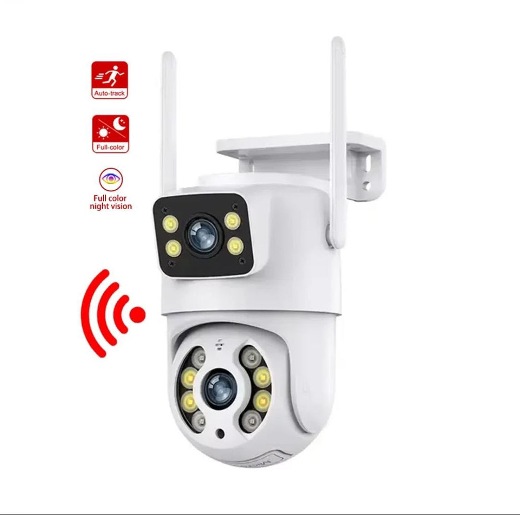 CAMARA DE SEGURIDAD HD DOBLE LENTE
