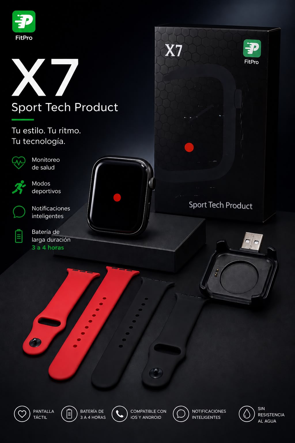 X7 SMARTWATCH FITPRO
