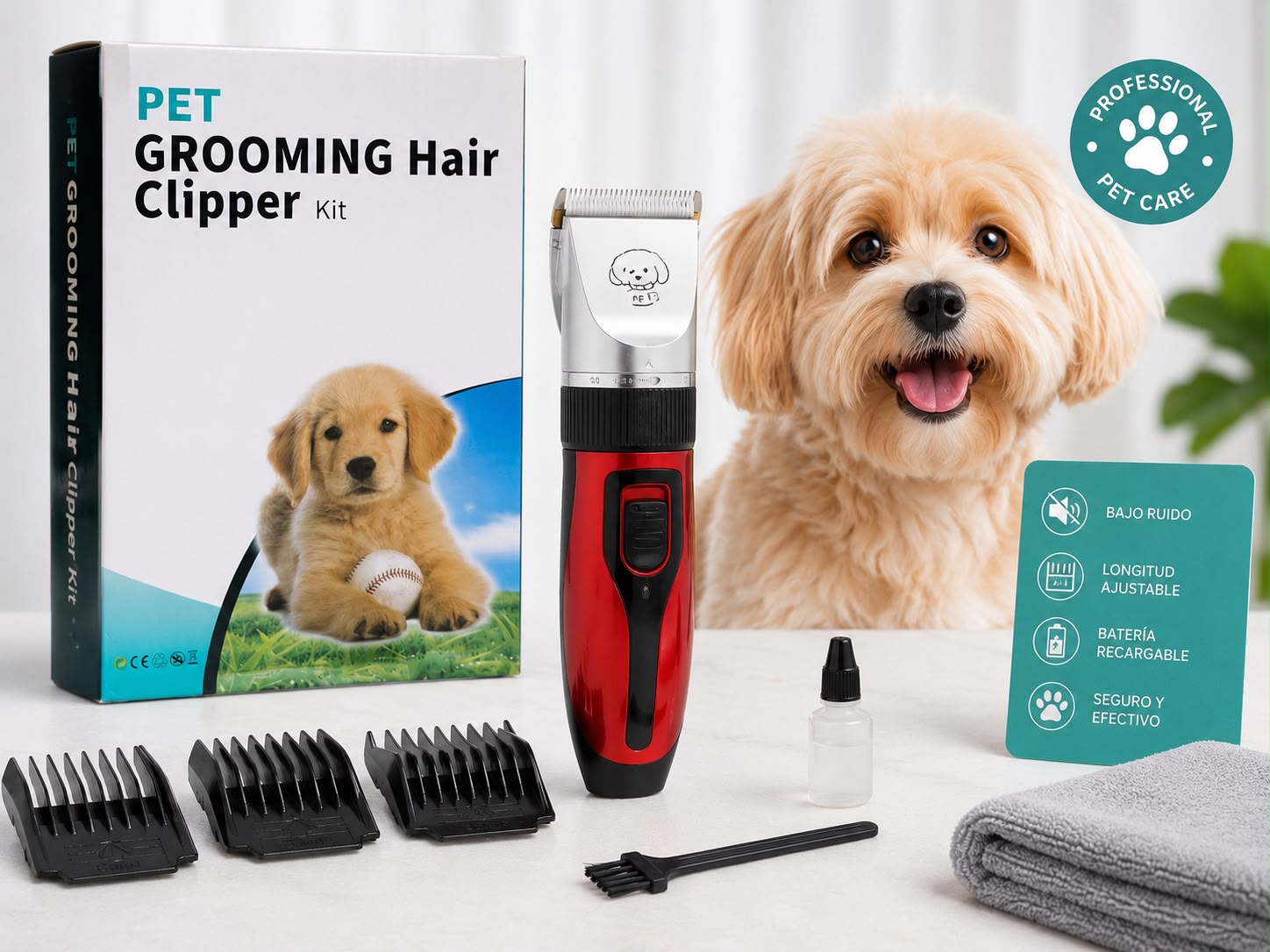 MÁQUINA DE PELUQUERÍA PARA MASCOTAS