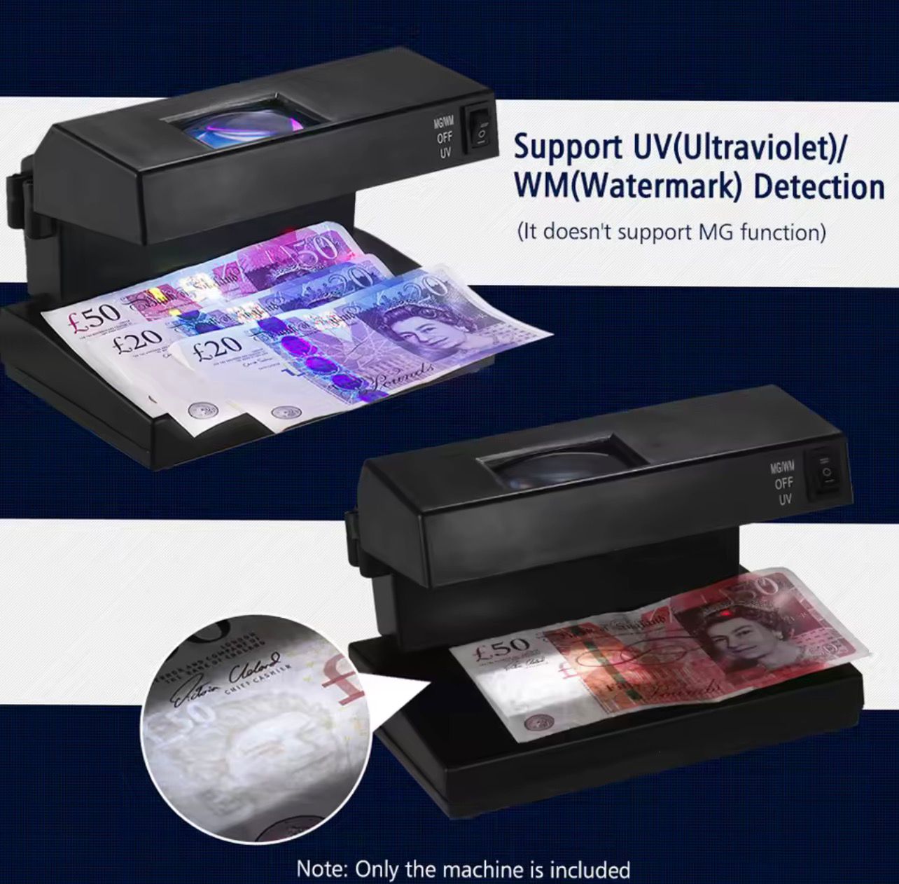 DETECTOR DE BILLETES FALSOS