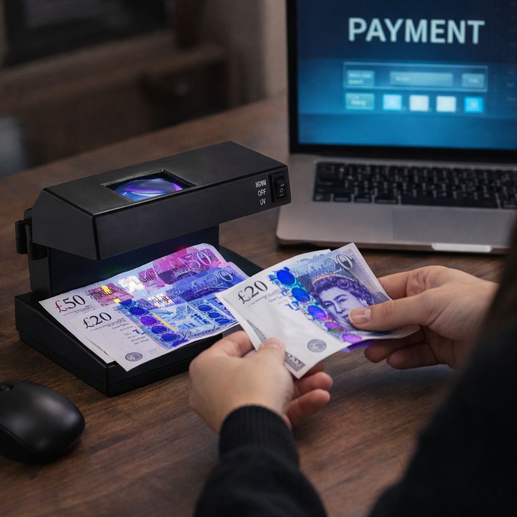 DETECTOR DE BILLETES FALSOS