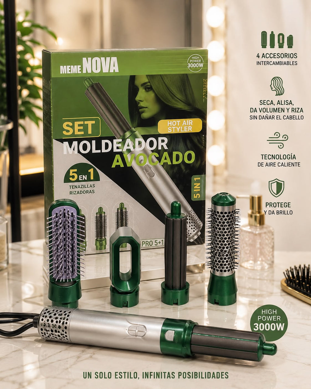 MOLDEADOR AVOCADO 5 EN 1