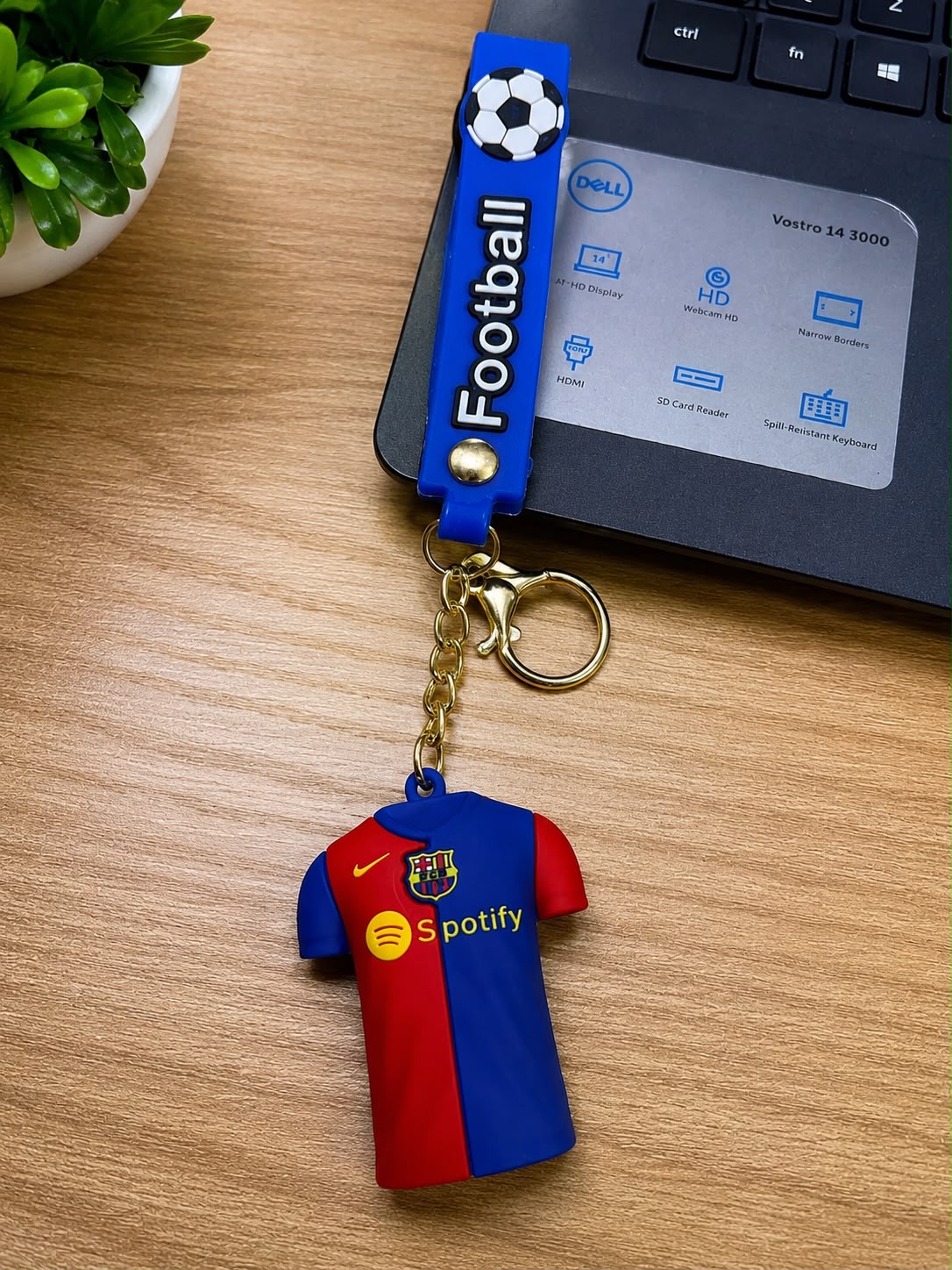 LLAVERO DE CAMISETA DE FÚTBOL