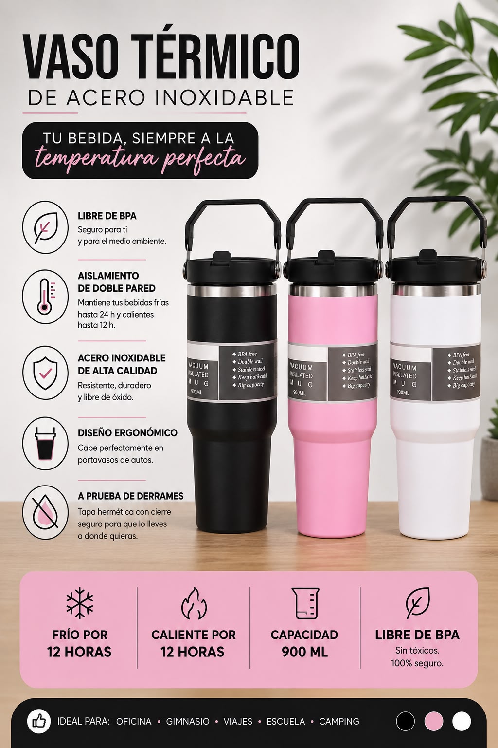 TERMO ACERO INOXIDABLE