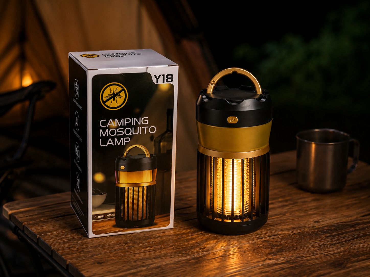 LÁMPARA MATA MOSQUITOS Y18