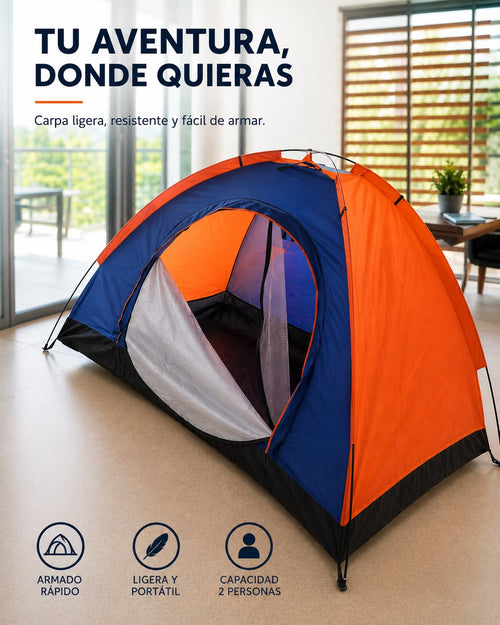 CARPA DE CAMPING PARA 2 PERSONAS. CC