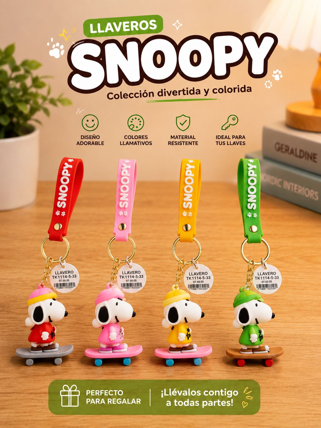 LLAVEROS SNOOPY