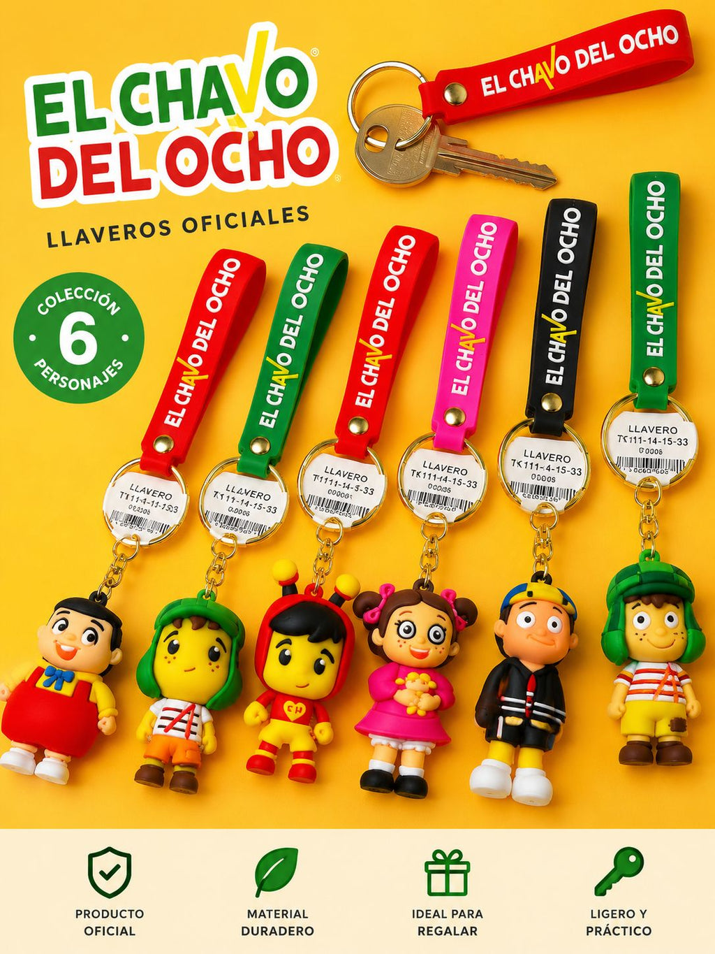 LLAVERO COLECCIÓN CHAVO DEL OCHO