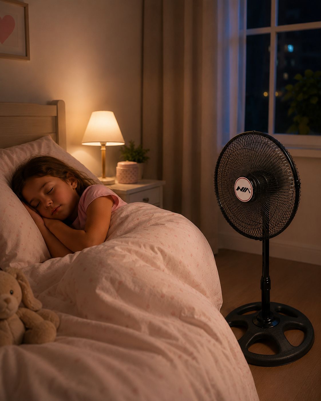 VENTILADOR DE PEDESTAL NIA 10”