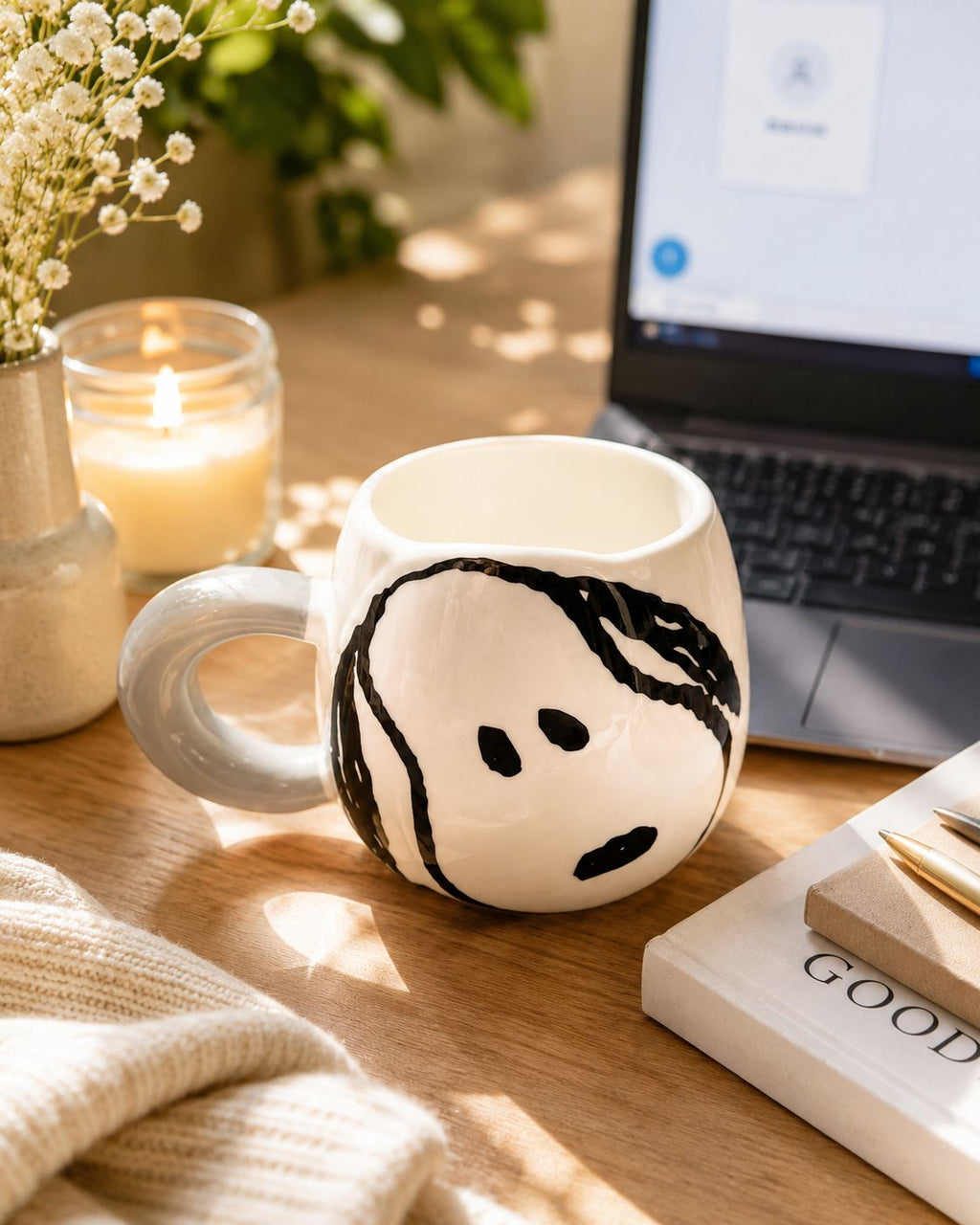 TAZA SNOOPY EN CERÁMICA