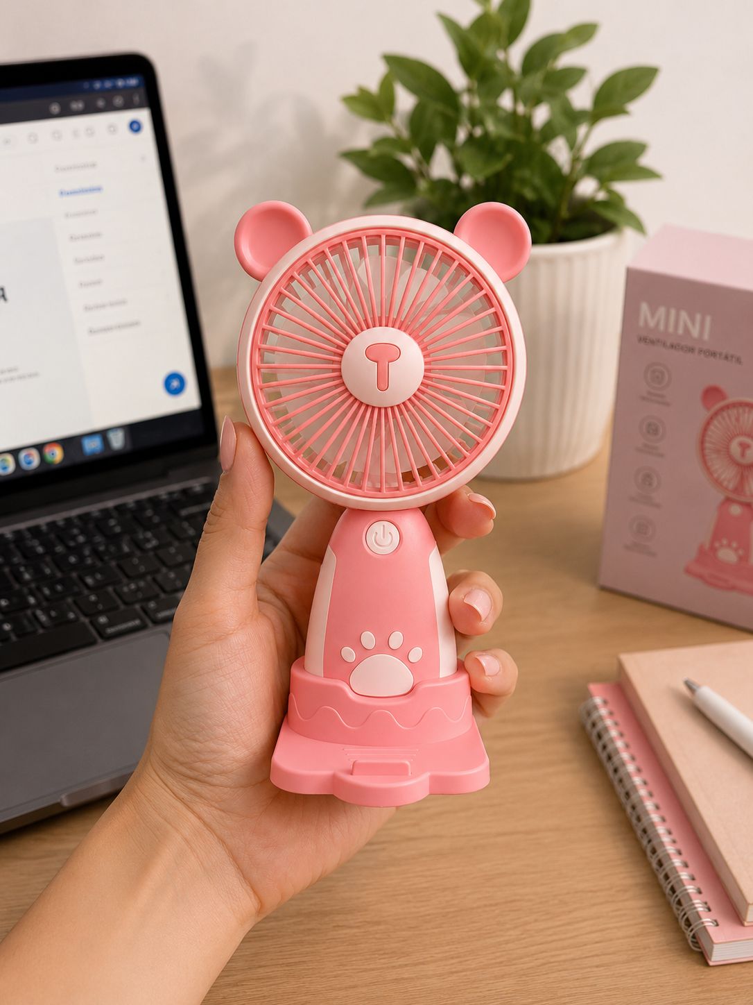 MINI VENTILADOR DE MANO